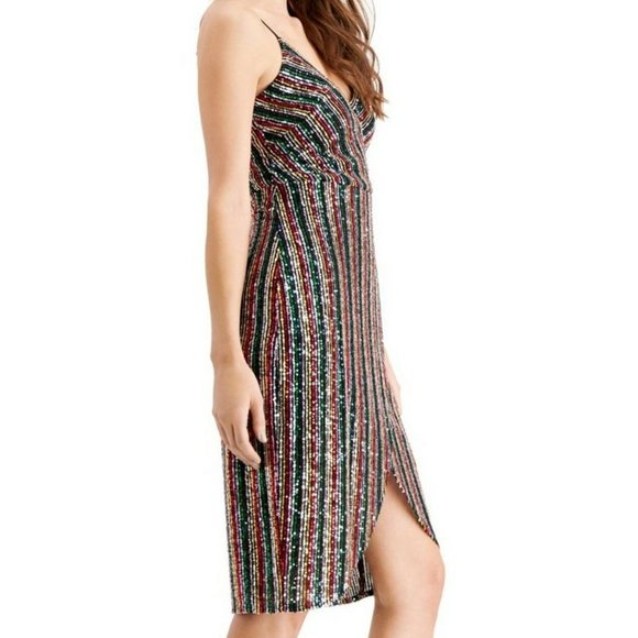 Betsey Johnson Rainbow Sequined Dress - Picture 2 of 2